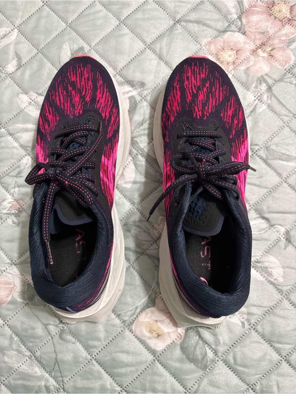 Asics Women’s Athletic Shoes in Pink and Navy